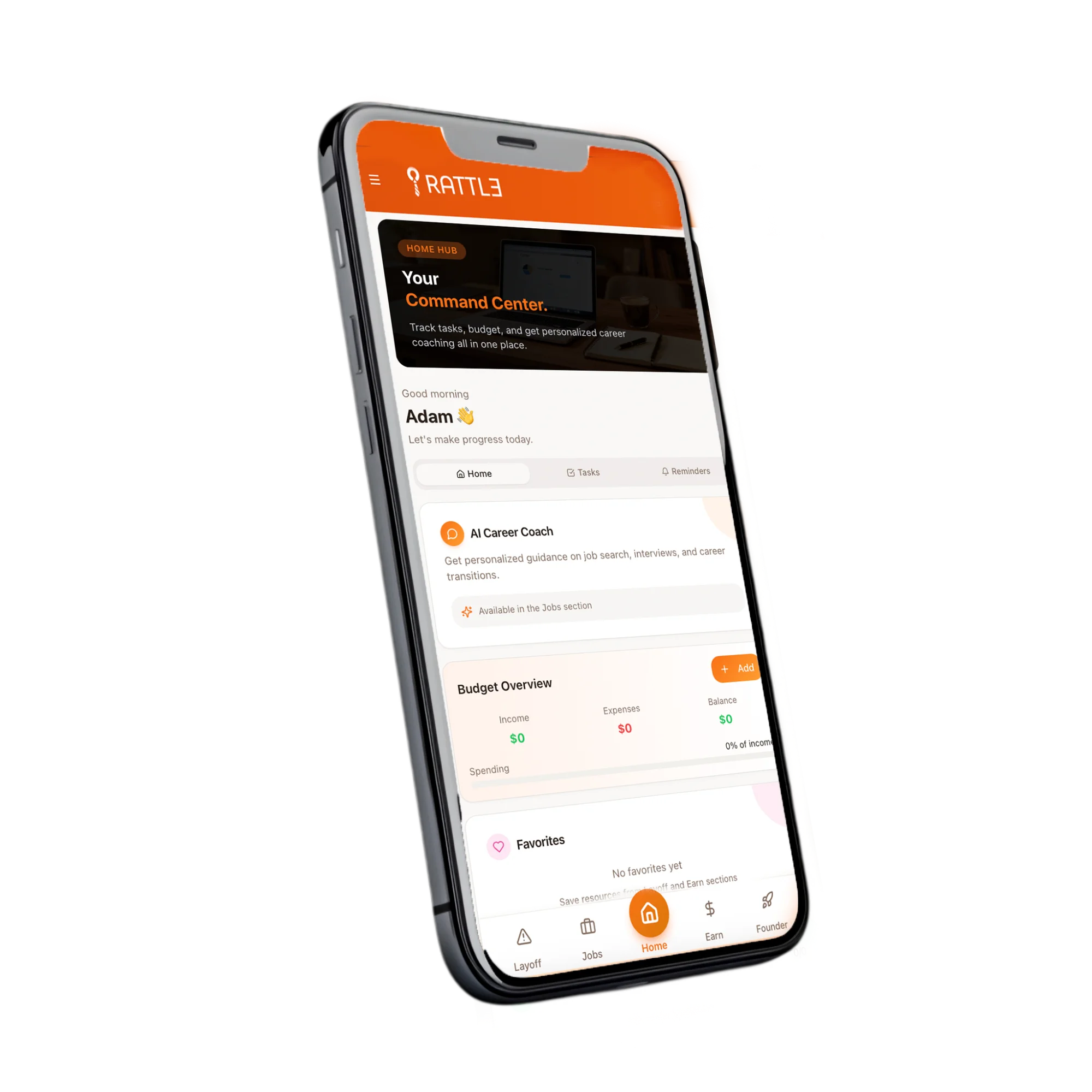 Rattle App Interface